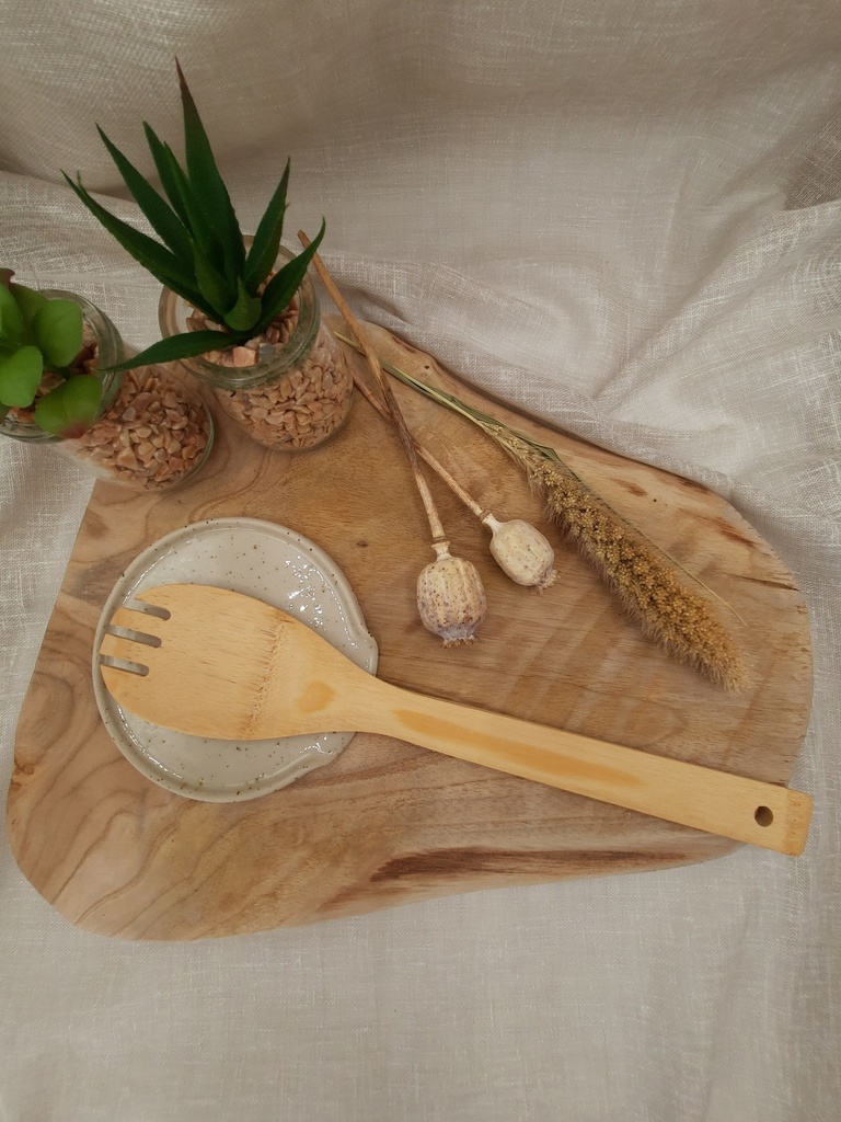 Pose cuillère moucheté naturel