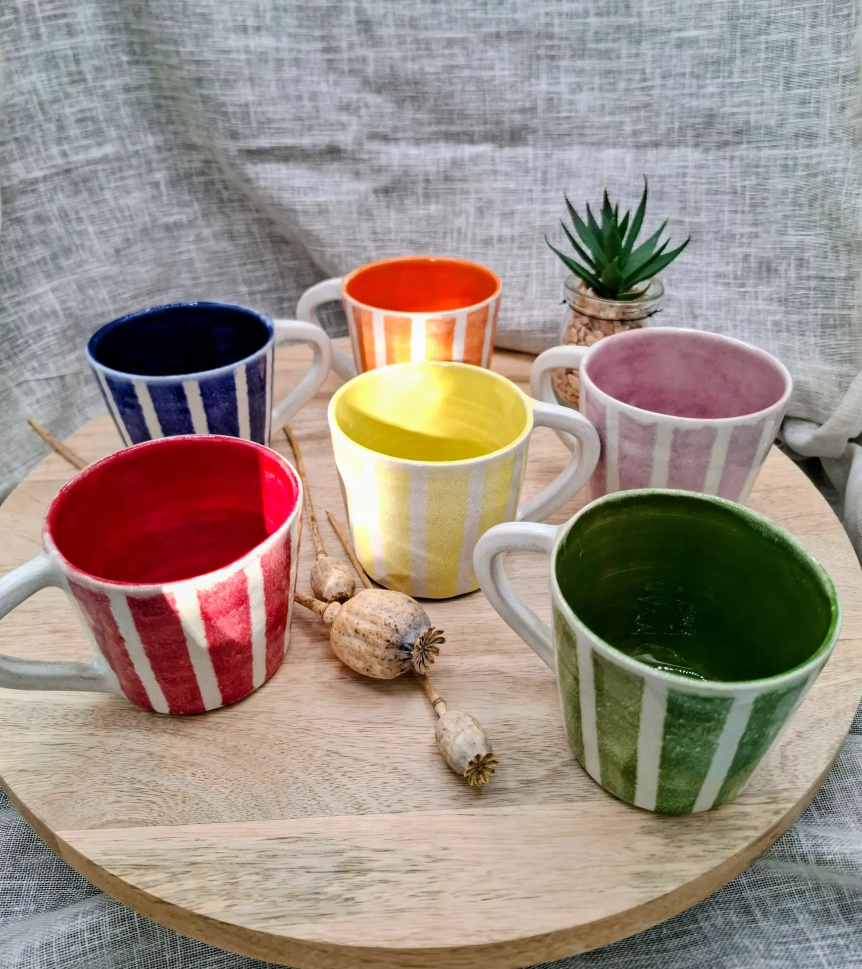 TASSE CAFE POPPY JUICE DFS jaune