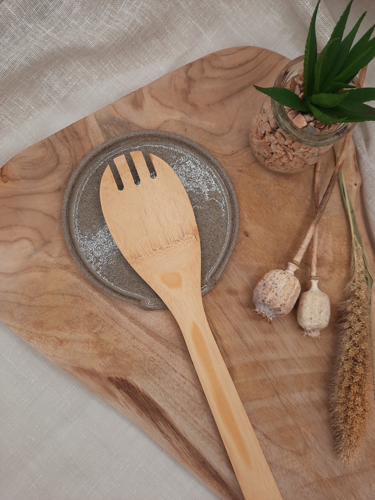 Pose cuillère beige naturel