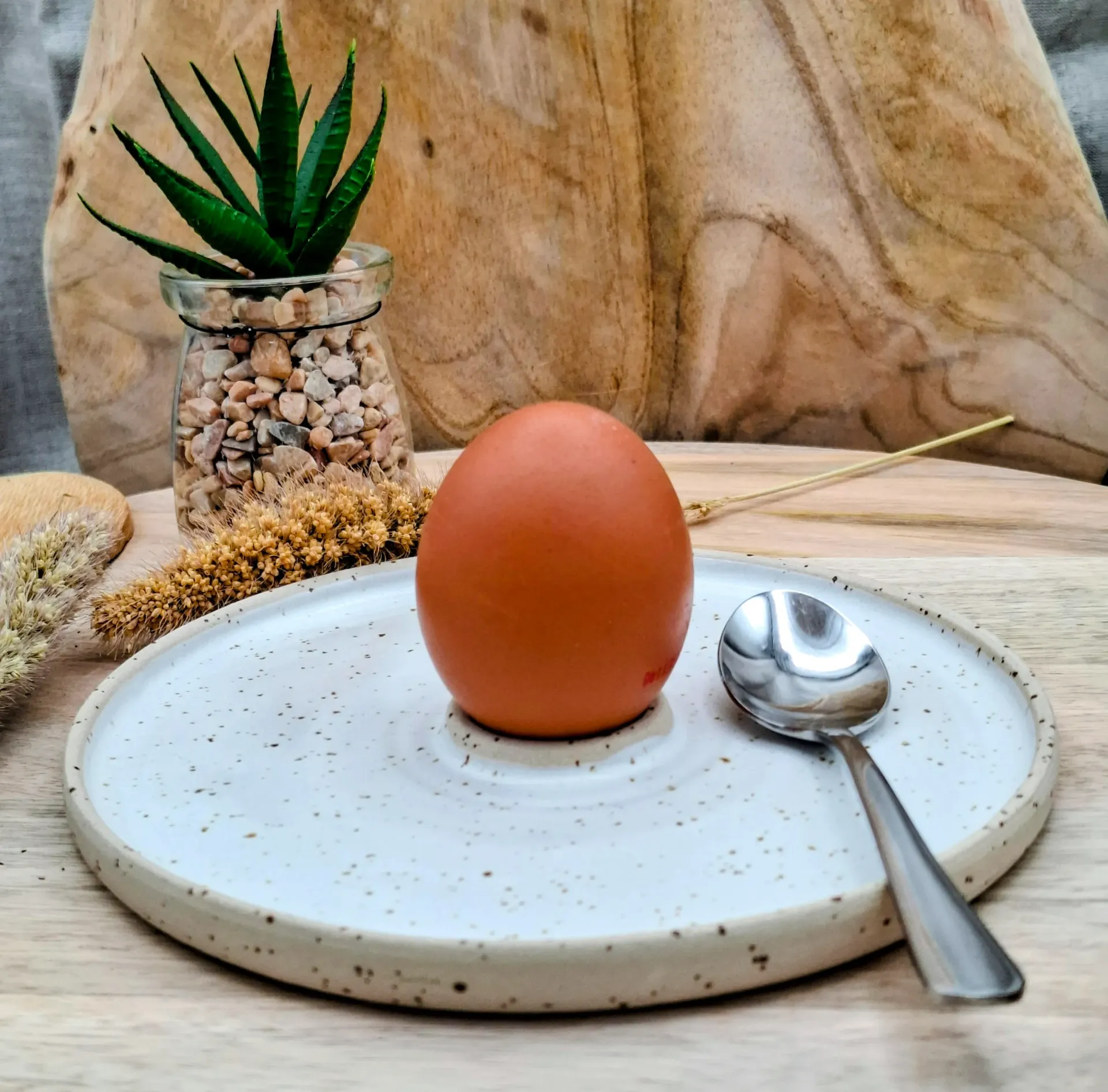 COQUETIER ASSIETTE WMS2502 blanc