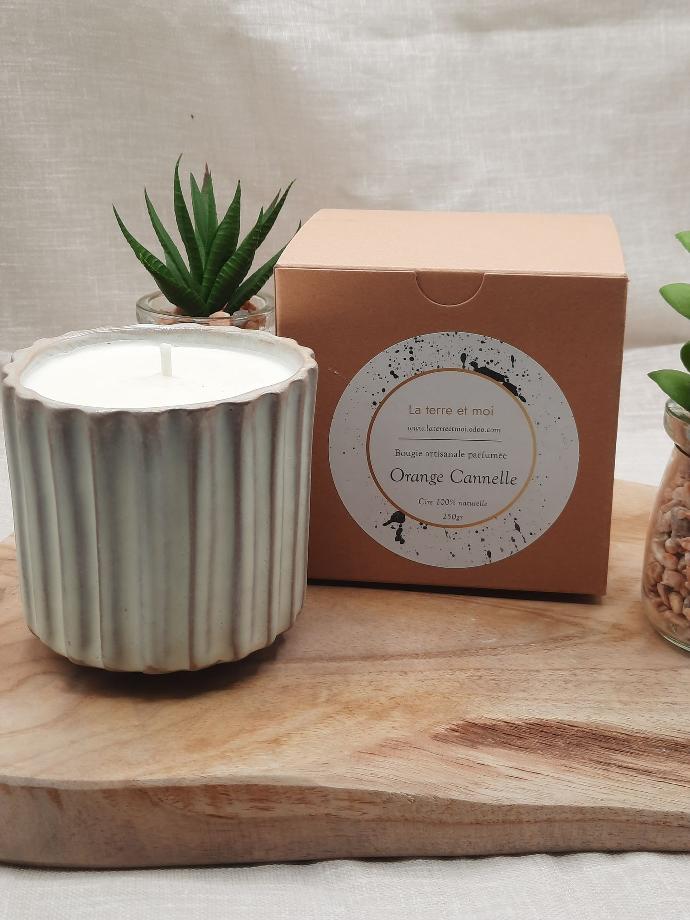 Bougie parfumée Orange-Cannelle 250ml