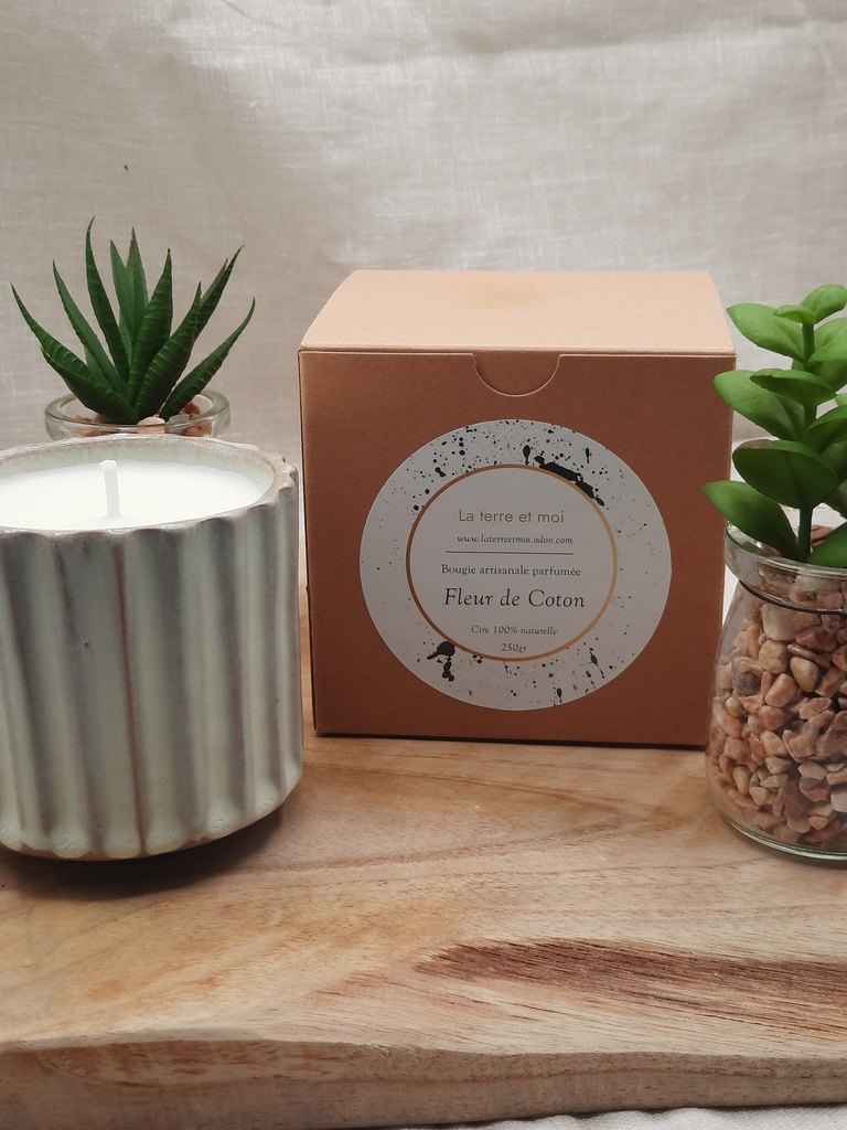 Bougie parfumée Fleur de Coton 250ml